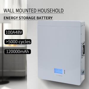 Quality Wall Mount 48V 120AH Lithium Battery Home Solar PV Energy Storage Battery wholesale