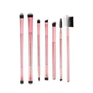 Quality Professional 7pcs Eyeshadow Makeup Brush Set Aluminum Ferrule wholesale
