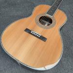 Solid Cedar Top OOO Body Ebony Fingerboard Classic Folk Acoustic Guitar with