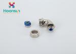 Waterproof CE IP66 Metal Hose Fittings 90 Degree Flexible Pipe Connector