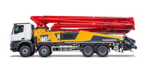 Quality Used Putzmeister Truck Mounted Concrete Pump M46-5 4141 wholesale