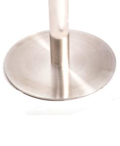 Quality Easy Move Stainless Steel Table Legs Round Chrome Table Base For Bistro Table wholesale
