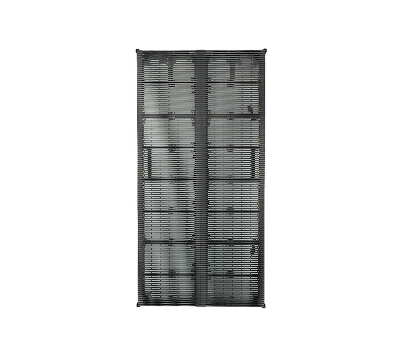 TSR Series P3.9–7.8 Transparent LED Display | 500×1000mm Panels for Storefronts, Stages & Events