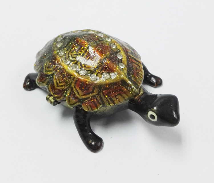 Turtles Trinket Box Home Decorative Box turtle trinket box metal jewelry box for wedding
