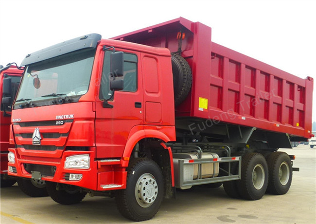 10 Wheel Mining Tractor Trailer Dump Truck , 60 Tons Tractor Head Trucks