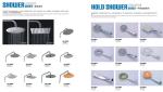 Bathroom accessories powerful shower head bathroom fixtures mixer taps