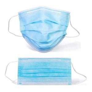 Quality Antivirus Disposable Earloop Face Mask Light Bule Meltblown Cloth Opp Bag wholesale
