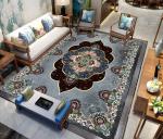 European Style Thickened Full Paving Living Room Floor Carpets 140*200cm