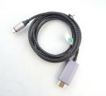TYPE C Aluminum HDMI A Male 3.3FT Video Projector Cable