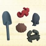 Silicone Nontoxic Children'S Instructional Toy Beach Miniature Set For Kids