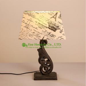 Quality Europe Style Table Lamp Iron Fabric Source Light Residential Lighting wholesale