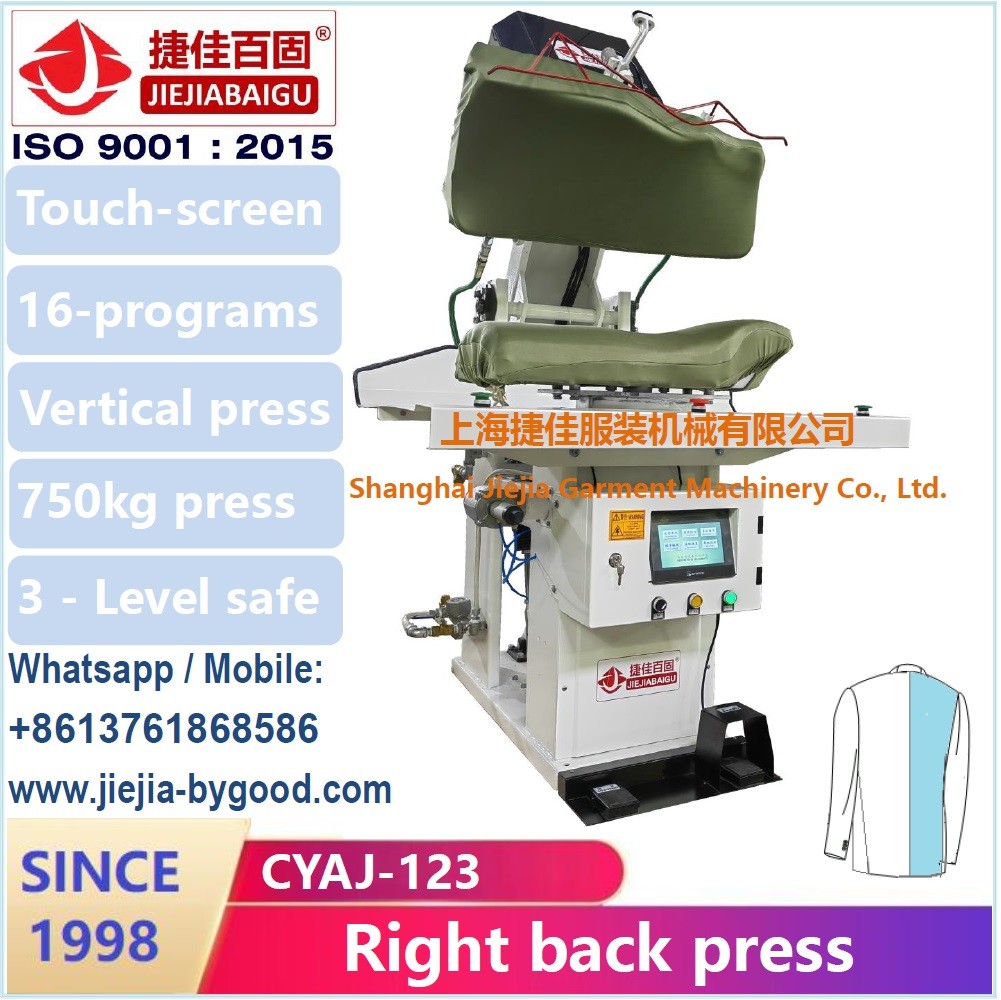 Vertical Garment Steam Press Machine For Man Jacket Dress Suit Ironing Machine