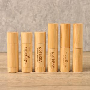 Quality 3g 5g Lip Balm Container Round Bamboo Lipbalm Packaging Tubes for Sustainable and Environmentally Friendly Beauty wholesale