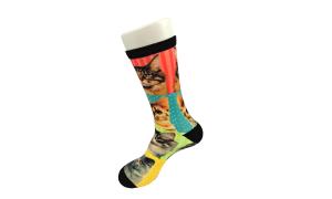 Quality Anti Foul Eco - Friendly Mens 3D Socks , Colorful Anti Bacterial 3D Animal Socks wholesale