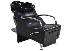 Quality Commercial Salon Backwash Unit Pu Leather , Hydraulic Shampoo Sink And Chair wholesale