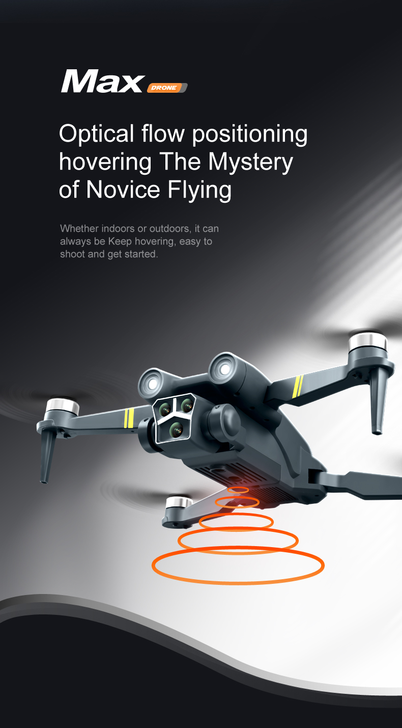 W17Hw Waypoint Flight Planning Drone 60MIN Charging Time Beginner Drones for Slow Descending Landing and Event Coverage