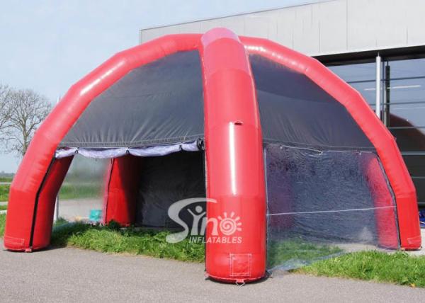 8 mts dia. 5 legs outdoor movable inflatable camping tent with 4 transparent