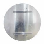 White Arrow Round Aluminum Indication Board Danger Traffic Signs