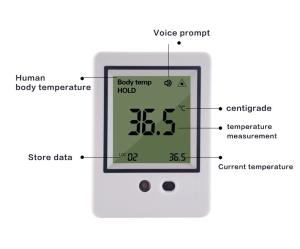 Quality Alarm Voice AI Doorbell AI Face Recognition Thermometer wholesale