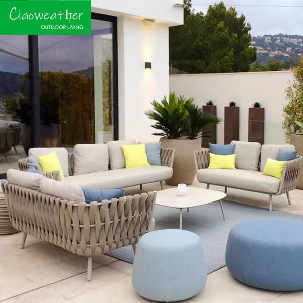 Modern Outdoor Furniture for Your Patio Sun Terrace Rattan Garden Sofa
