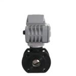 High Temperature Flange Connection PTFE WCB Electric Regulating Ball Valve