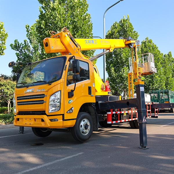 GKS28 high operation truck 28m high altitude aerial working platform truck for