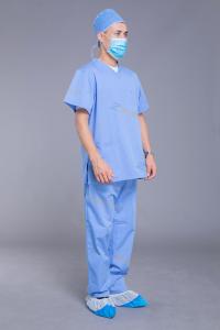 Quality Reusable Anti Fray 65% Poly 35% Cotton Scrub Suits wholesale
