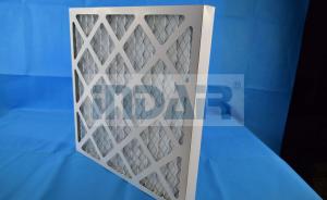 Quality Energy Saving Commercial Pleated Air Filters HVAC Low Pressure Loss In Initial Period wholesale