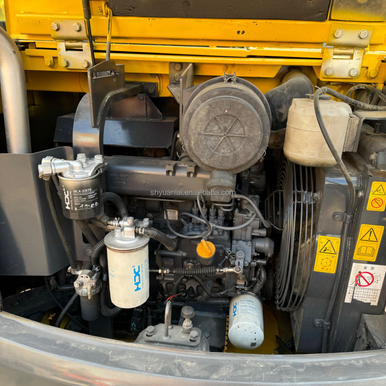 5 Ton Used Komatsu Excavator PC56 Fuel-saving Systems Working Systems Original Color