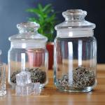 650ml 22 Oz Glass Storage Jars Silicone Seal Clear Glass Construction For