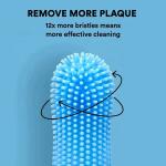 Soft Silicone Pet Toothbrush Easy Cleaning Dog Finger Toothbrush