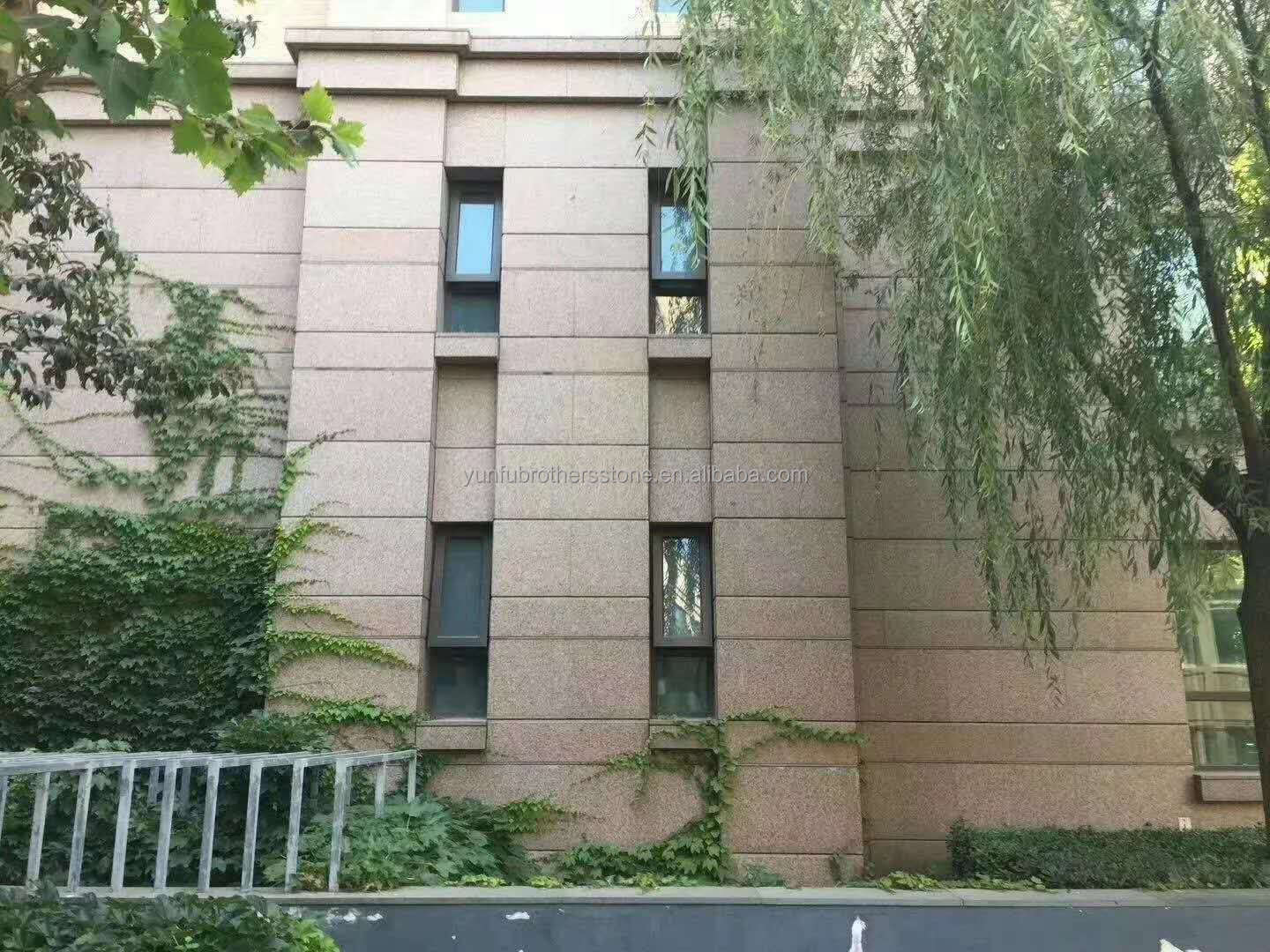 Modern Chinese Flamed Granite for Exterior Interior Wall Cladding Cut-to-Size Big Slab
