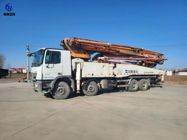 2012 Used Construction Trucks 4 Axle Second Hand Concrete Trucks 56meter