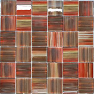 Quality Hand drawing crystal glass mosaic kitchen tiles wholesale