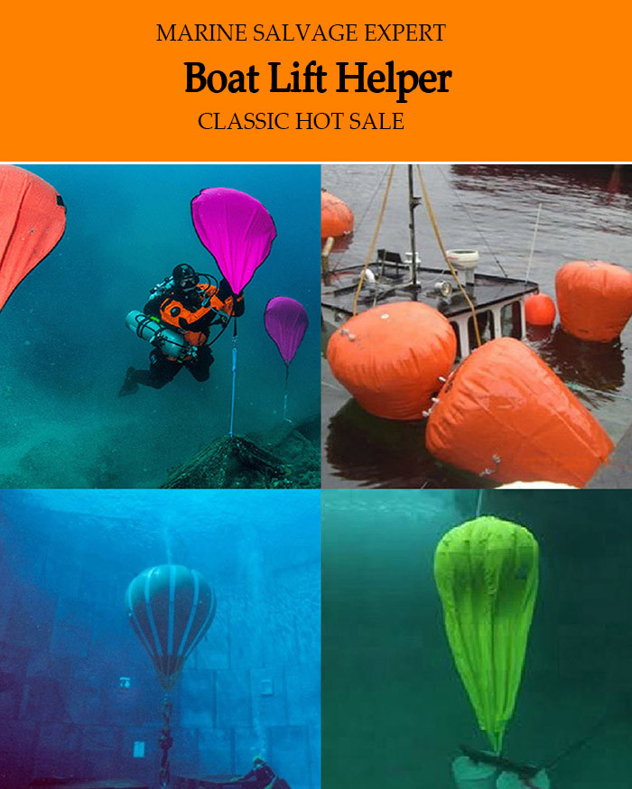 Heavy Duty Boat Lift Helper Resistant To Abrasions From Rough Surfaces Underwater