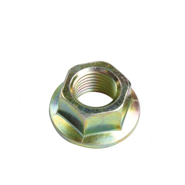SAE J995 Gr.8 Non Serrated IFI-145 Fine Thread Hex Flange Nuts Yellow Zinc