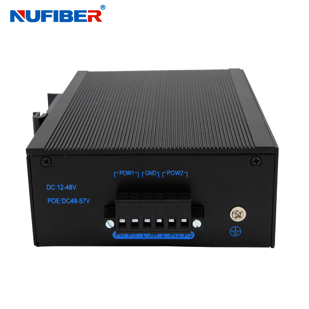 Din Rail Mount Gigabit POE Industrial Ethernet Switch 8*10/100/1000Mbps UTP Port Network Switch