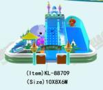 Children Fun Park Inflatable Giraffe Animals Slide For Rentals