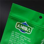 Vacuum Shrink 200g Stand Up Zipper Pouch Bags With Window
