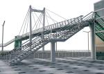 Modern Prefabricated Pedestrian Bridges , Modular Bailey Temporary Footbridge