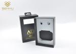 Black Mobile Accessories Packaging Custom Logo Qi 10w Wireless Charger