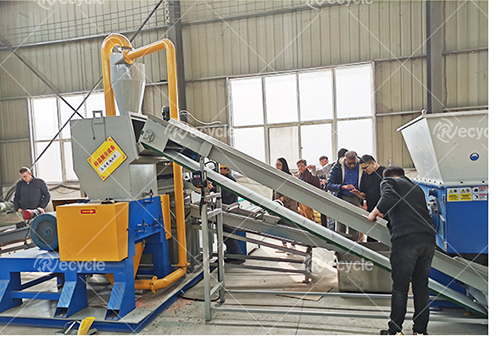 300KG/H Copper Wire Recycling Machine for Copper Sulfate Production Line in North America