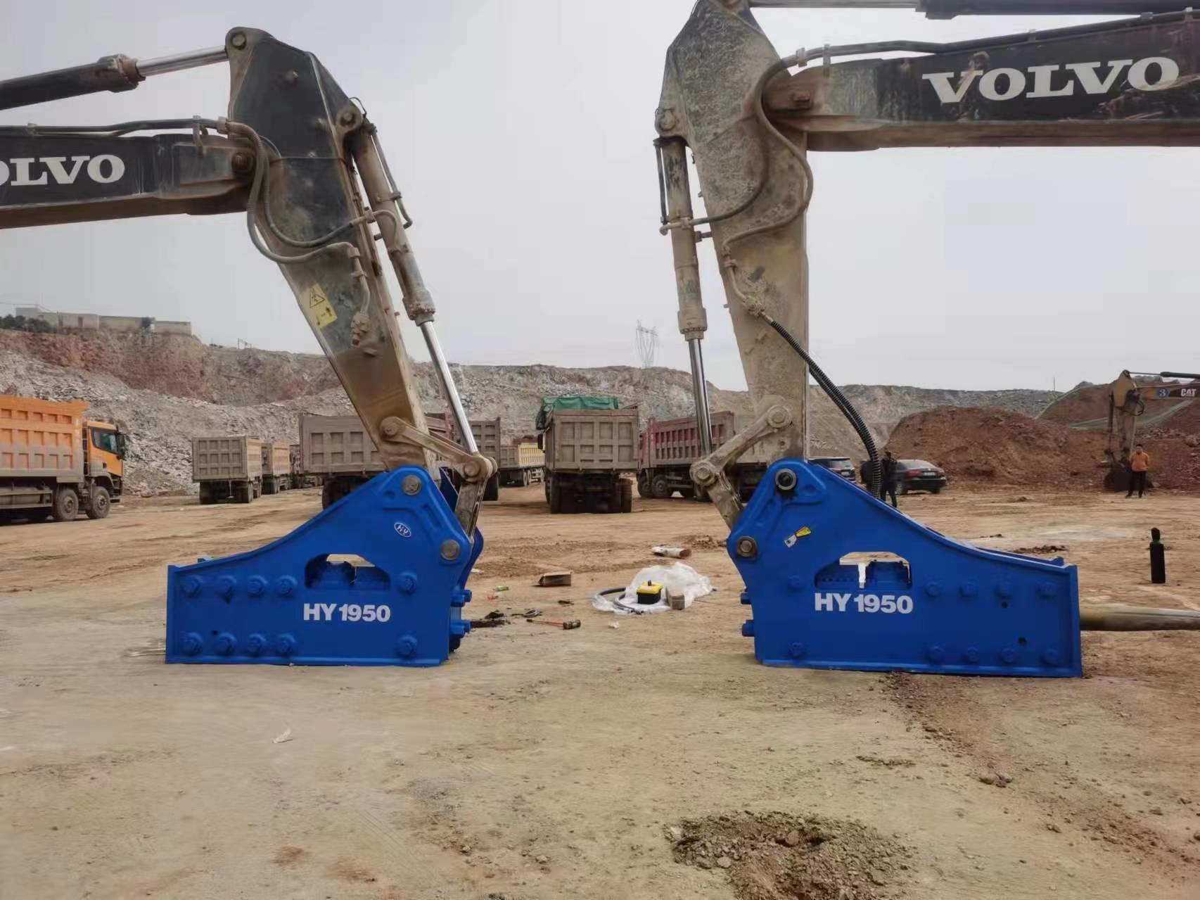 Skid Steer Hydraulic Rock Hammer Excavators Pile Breakers Chisel