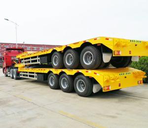 Quality Heavy Machine Carrier Low Loader Gooseneck Truck Trailer wholesale