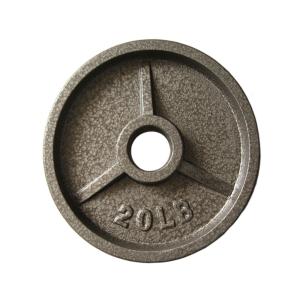 Quality No Odor Fitness Weight Plates Eco Friendly Mateiial Gray Hammertone wholesale