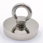 500 Lbs Pull Force Round Neodymium Fishing Magnet With Countersunk Hole