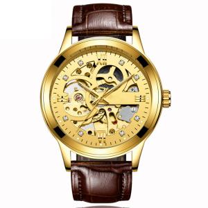 Quality Transparent Diamond Alloy Quartz Wrist Watch Mechanical 100g Weight wholesale