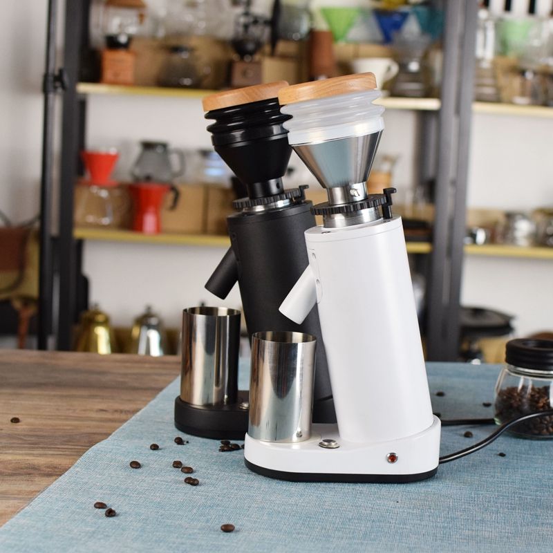 40mm Conical Burr Coffee Grinder for Cappuccino Latte Espresso Maker Stainless Steel 220V