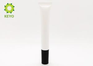 Quality Round Matte White Cosmetic Eye Cream Tube 0.67 OZ Custom Design Acceptable wholesale