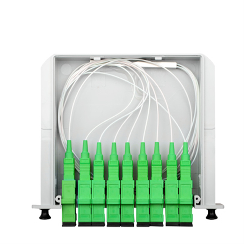 High reliability tray plug in type mounted easy to insert and pull out 8 16 1x6 fiber optical plc splitter